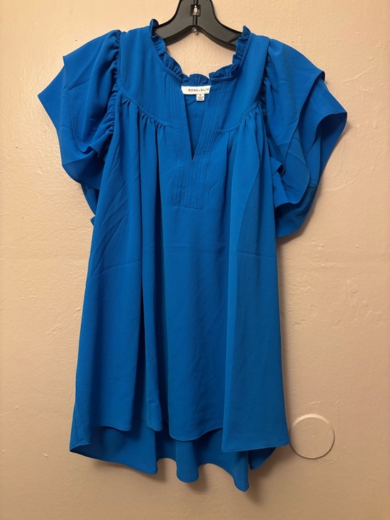 Rose & Olive Tops - Ruffle Sleeve NWOT Women's Tunic Top 🆕